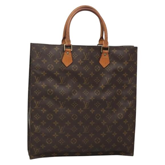 LOUIS VUITTON Monogram Sac Plat Hand Bag M51140 - Picture 1 of 16